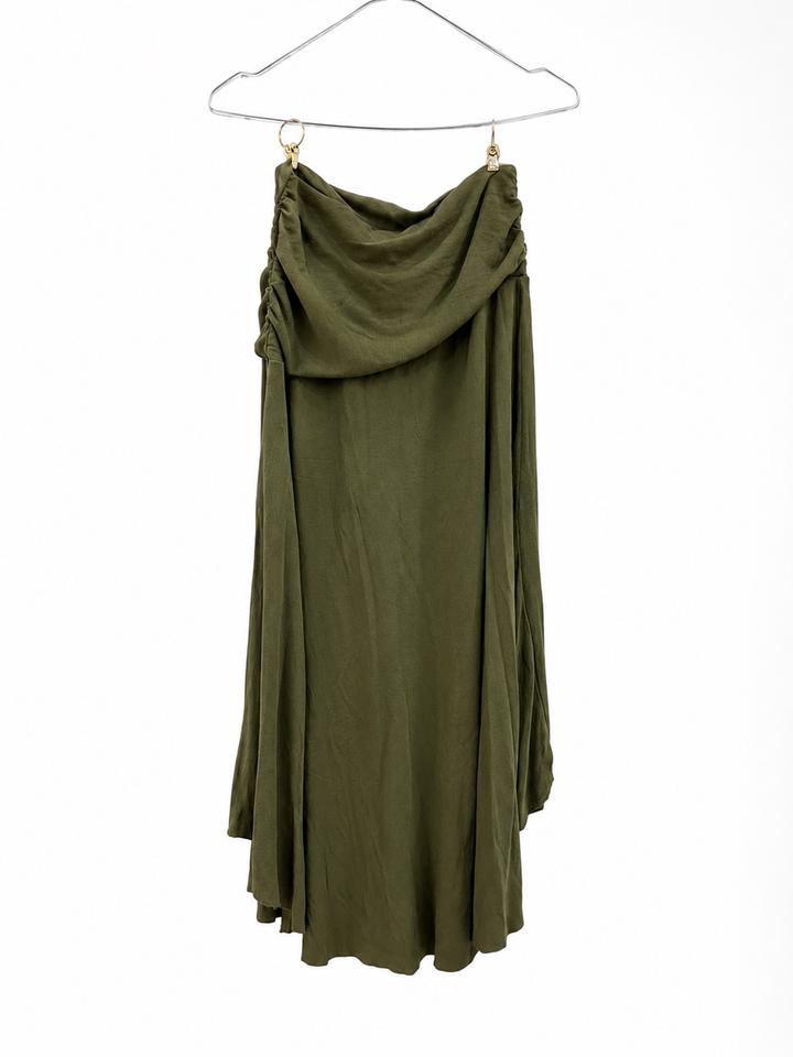 Bershka Draped Asymmetrical Skirt