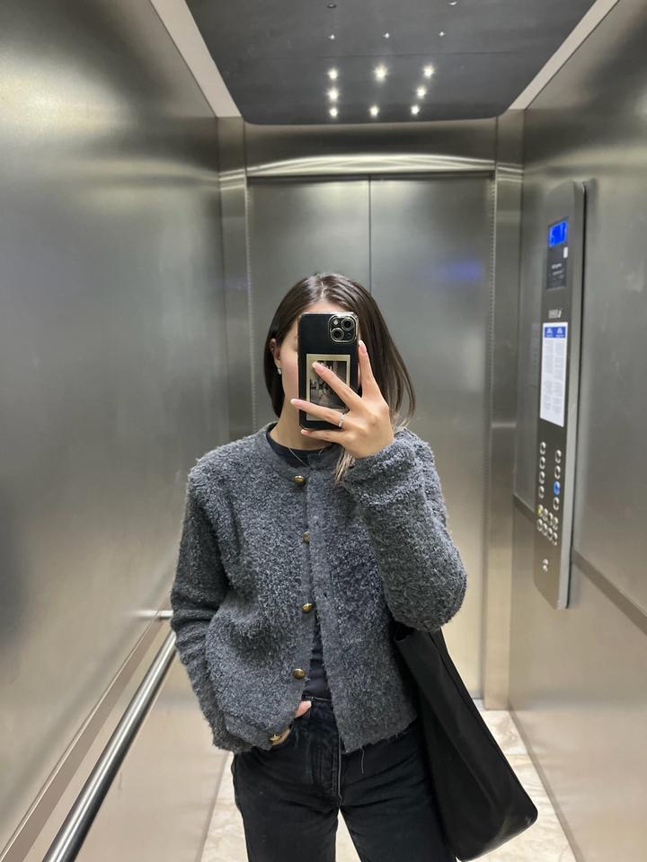 COCO wear Кардиган букле на пуговицах