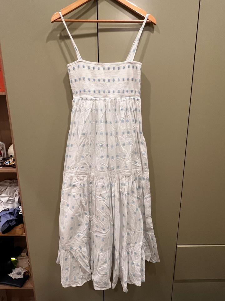 Zara Сарафан на бретельках с цветочным принтом
