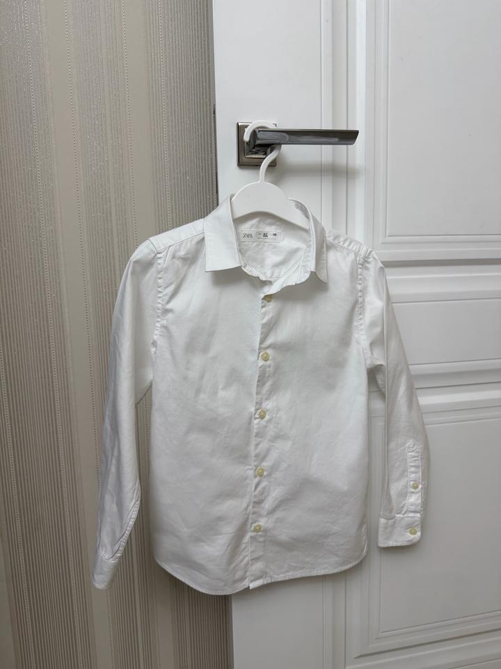 Рубашка ZARA белая для мальчика