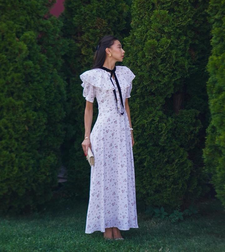 Элегантное белое платье от Alisha Atelier