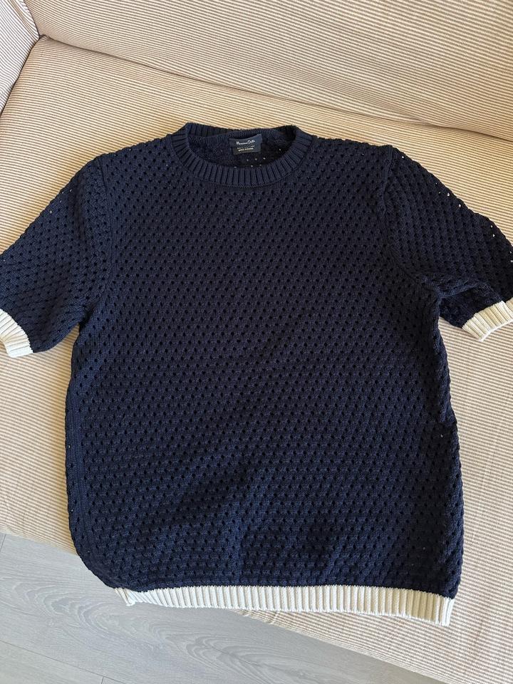 Вязаная футболка Massimo dutti