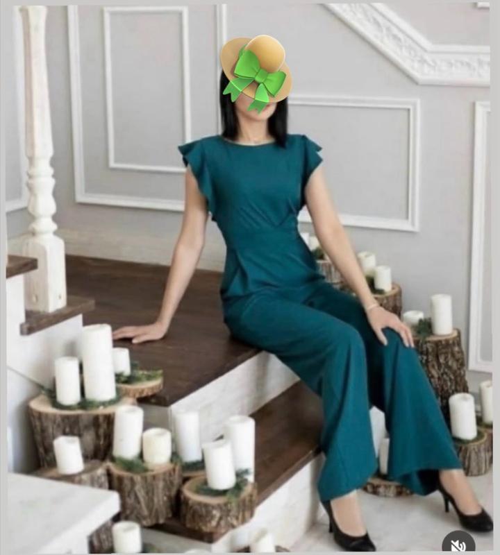 Rina Sigmento Комбинезон с широкими брюками