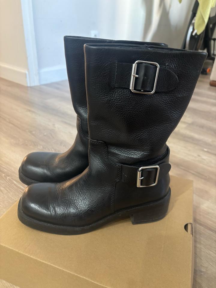 Кожаные ботинки Zara