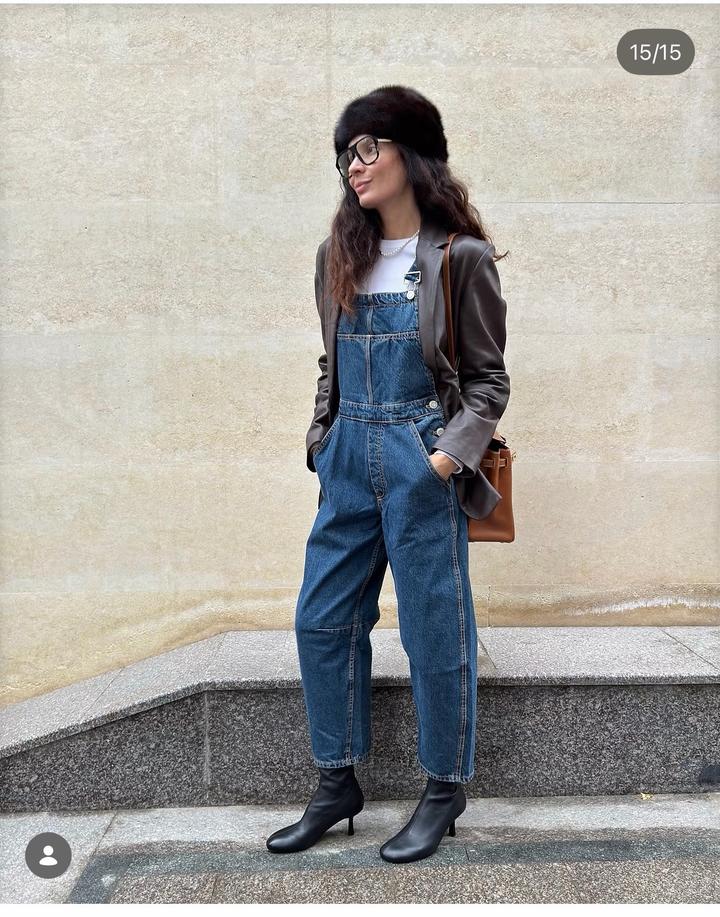 Джинсовый комбинезон Zara