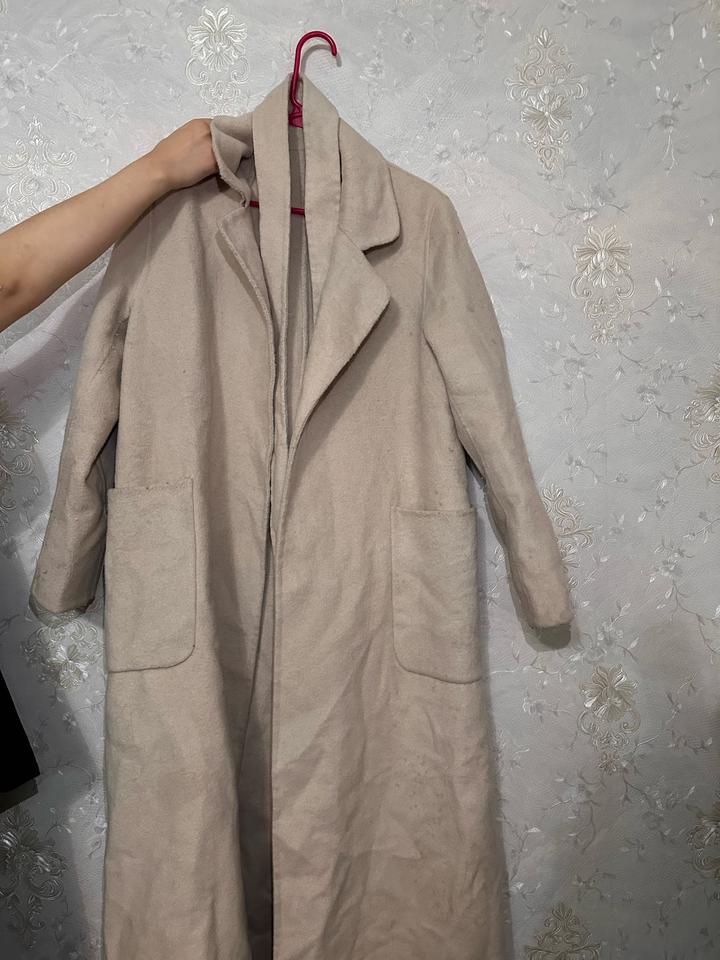 Женское пальто с поясом