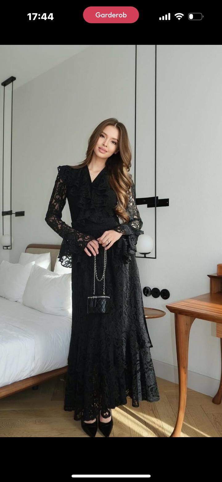 Stylish Кружевное платье макси