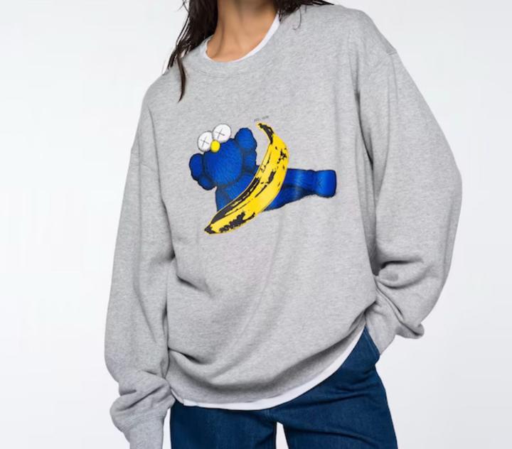 Свитшот Uniqlo Kaws x Andy Warhol