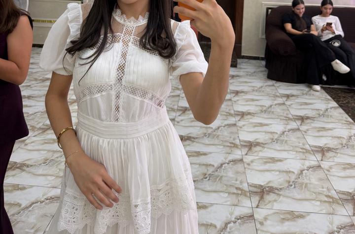 Платье летнее белое
