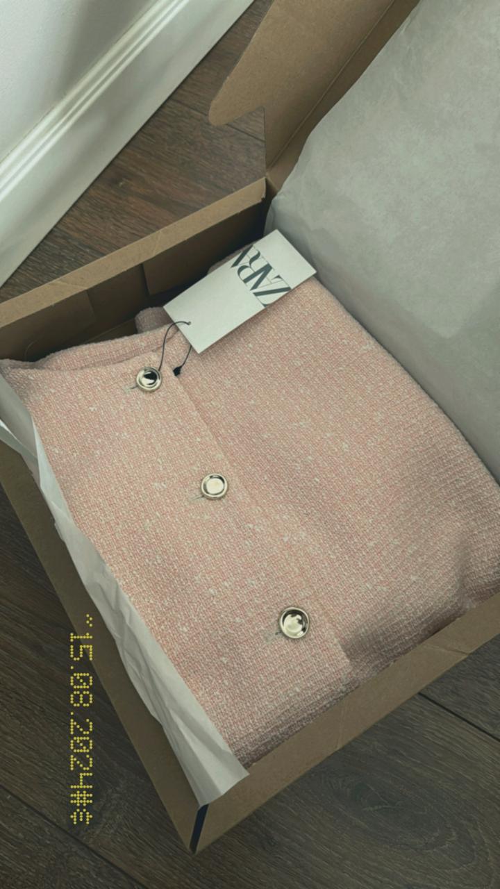 Твидовый кардиган Zara