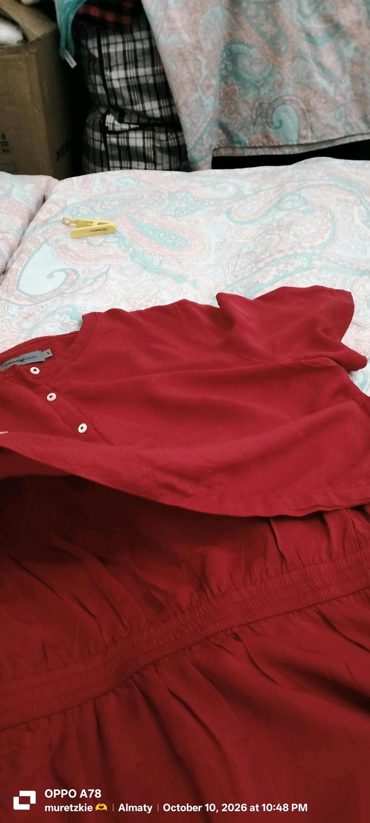 Calvin Klein red dress size small