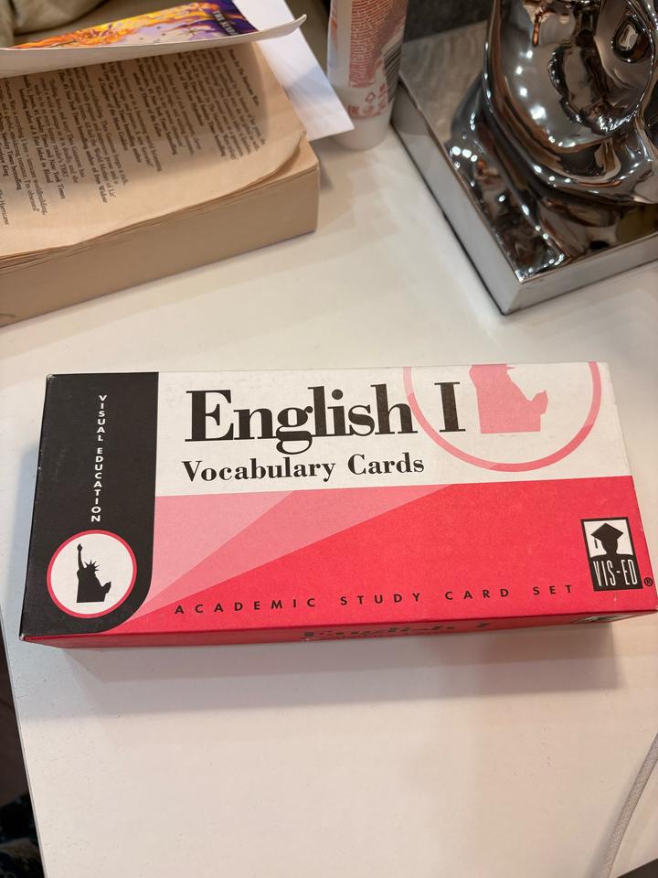 English Vocabulary Cards набор карточек