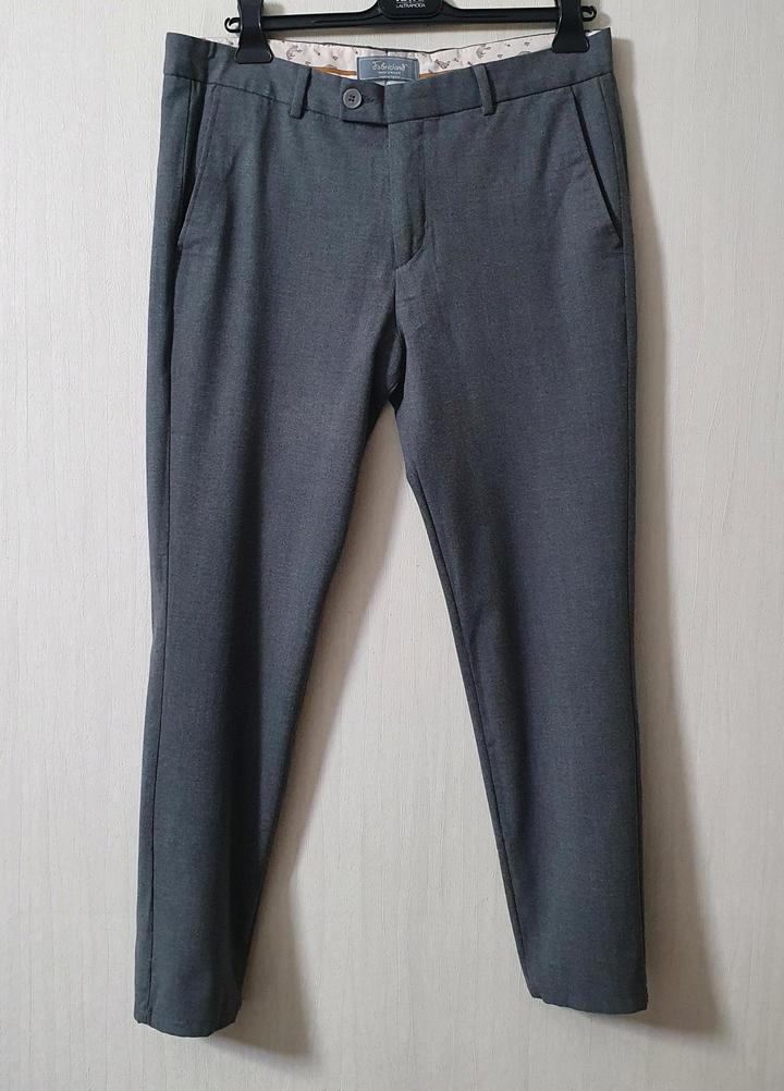 Брюки серые, Fabricland, 34