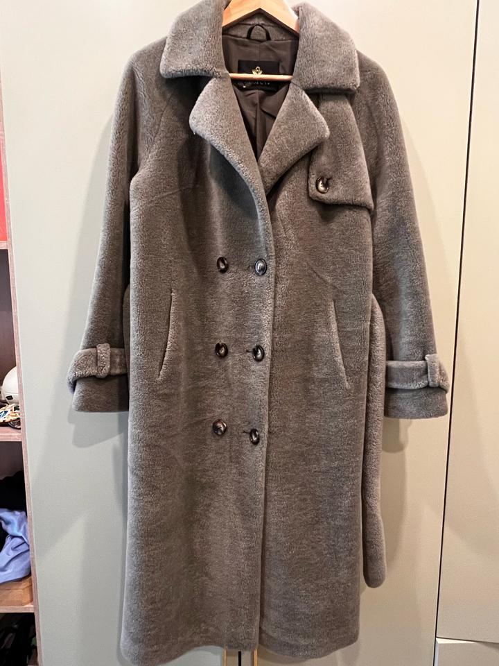 Пальто тедди женское