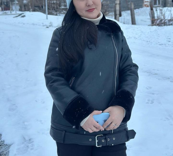 Женская дубленка