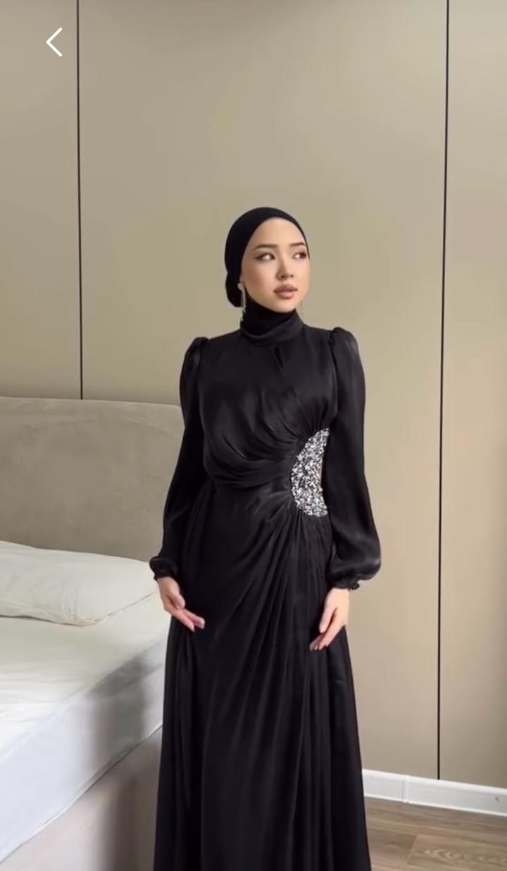 Iganym brand Вечернее платье макси с декором Iganym.brand