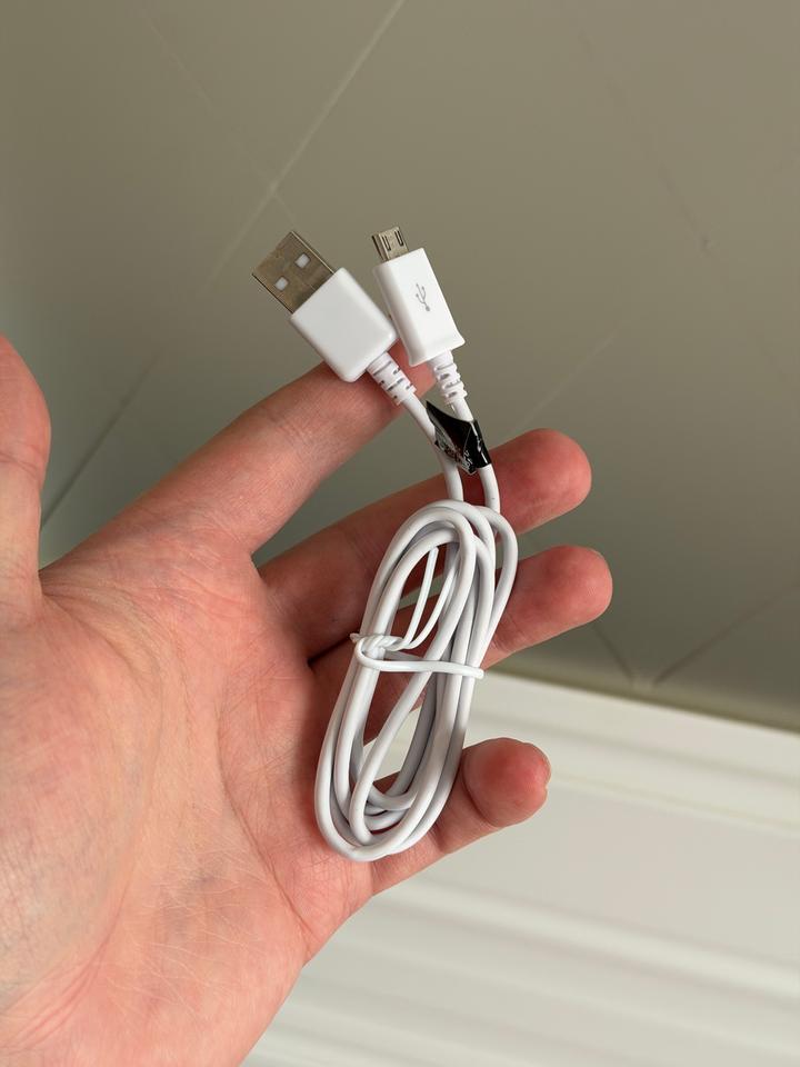 НОВЫЙ Кабель Samsung USB — Micro-USB, белый, оригинальный КОМПЛЕКТНЫЙ