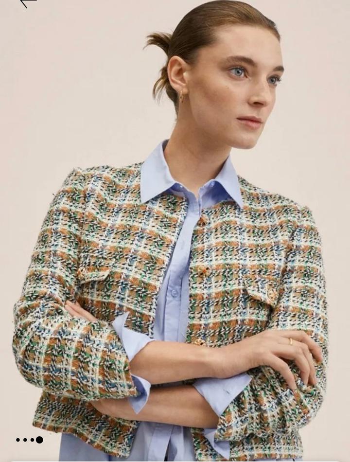 Mango Твидовый жакет
