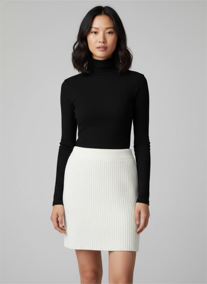 PrettyLittleThing Юбка мини вязаная