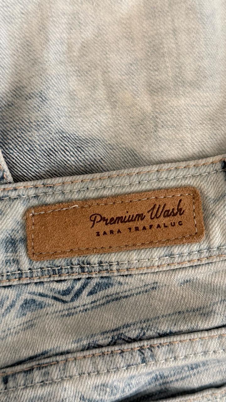 Джинсовый комбинезон Zara Trafaluc с шортами
