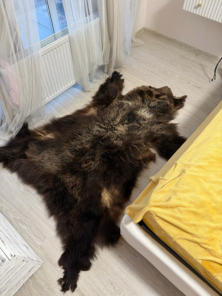 лес Мишка из натурального меха