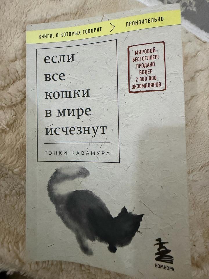 Книга если все кошки в мире исчезнут