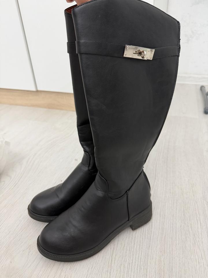 Hermes сапоги высокие