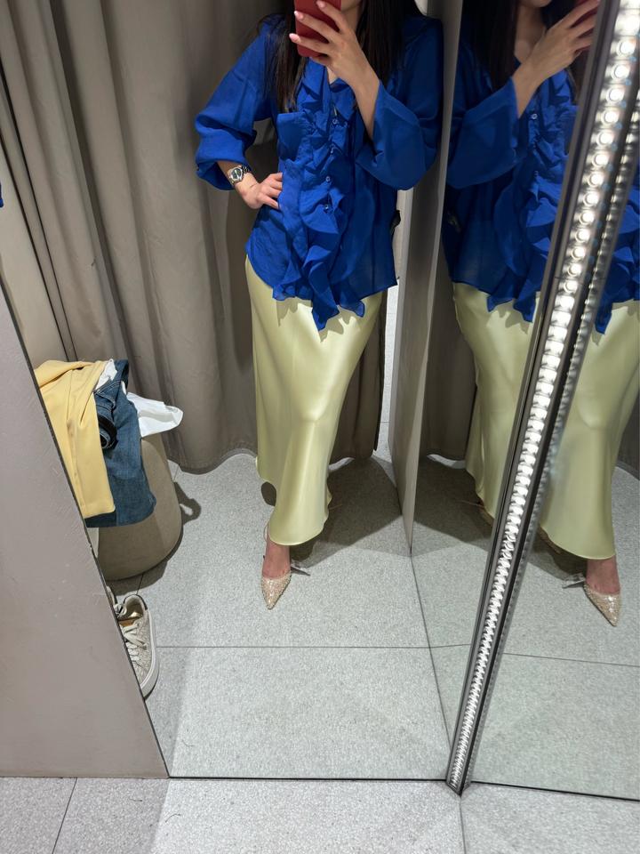 Блуза ZARA с воланами