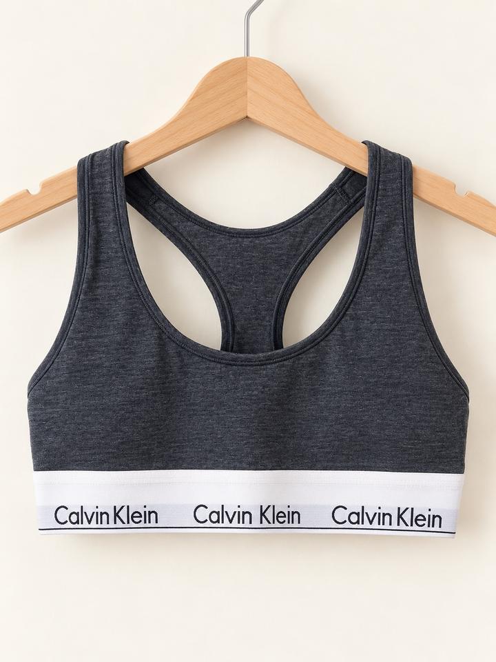 Спортивный топ-бра Calvin Klein Modern Cotton 🩶✨