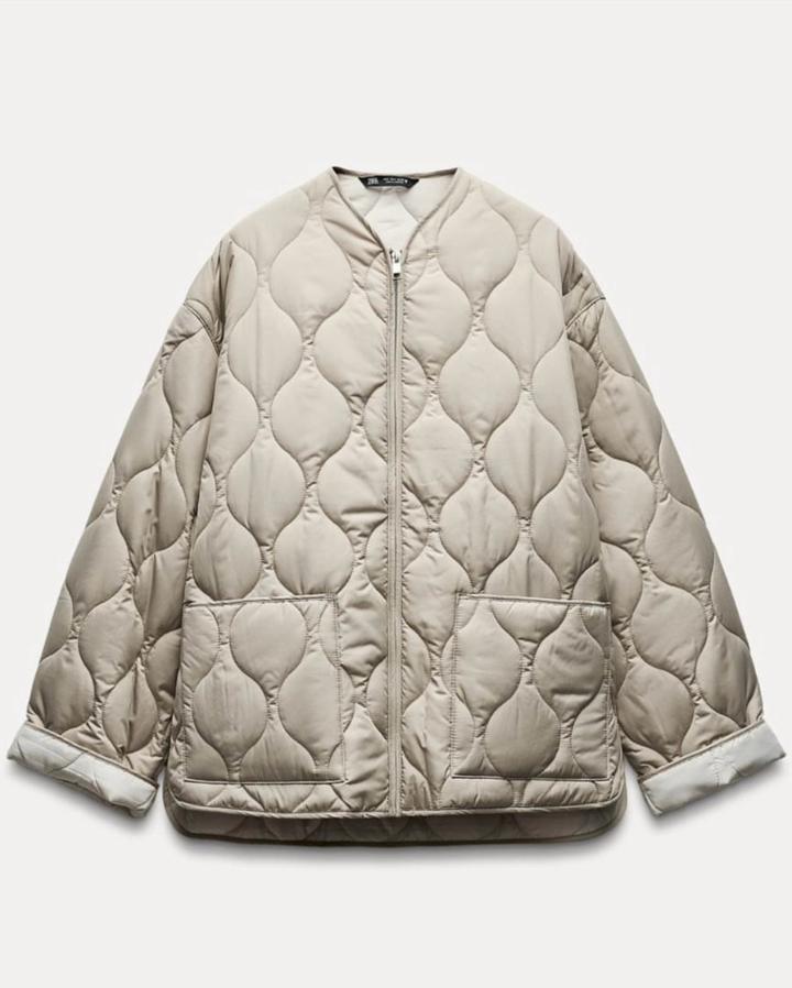 Стеганая куртка Zara 44р