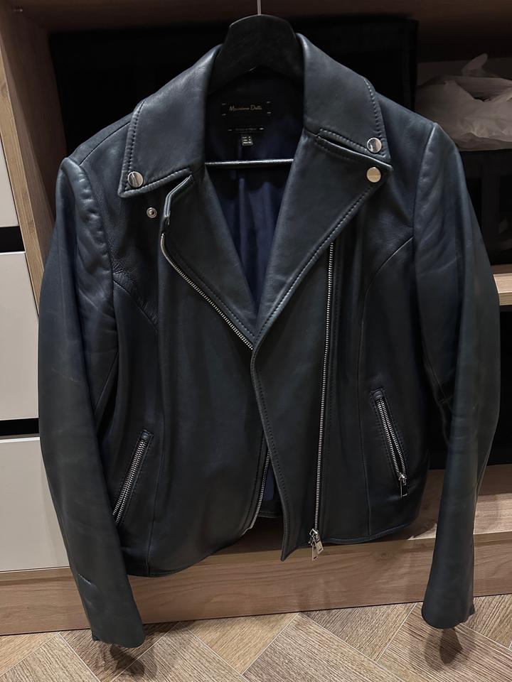 Кожаная куртка Massimo Dutti