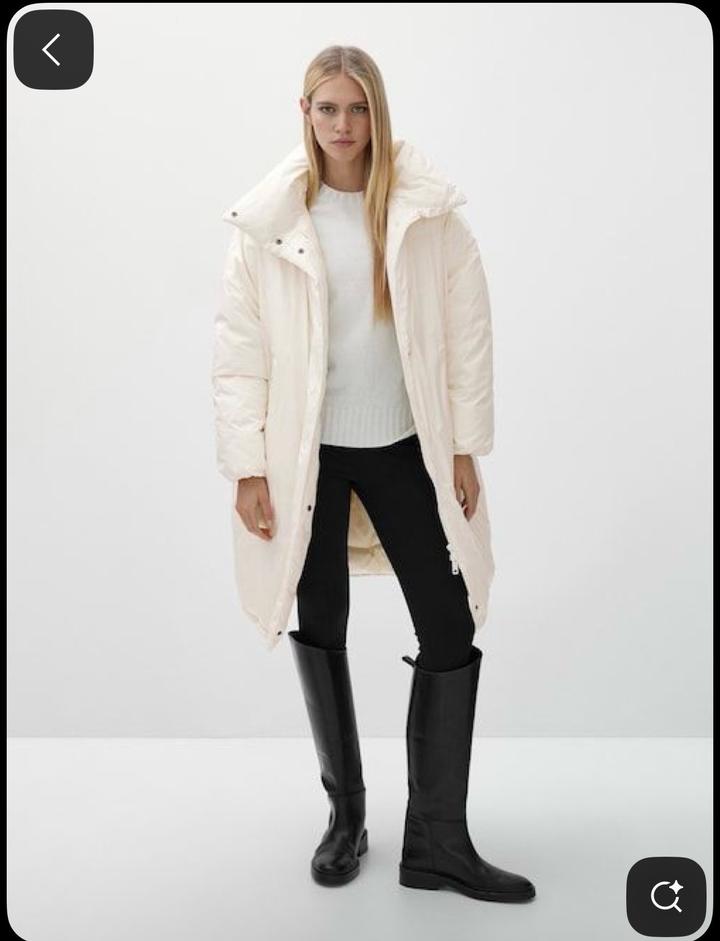 Новый Пуховик Massimo Dutti oversize S/M