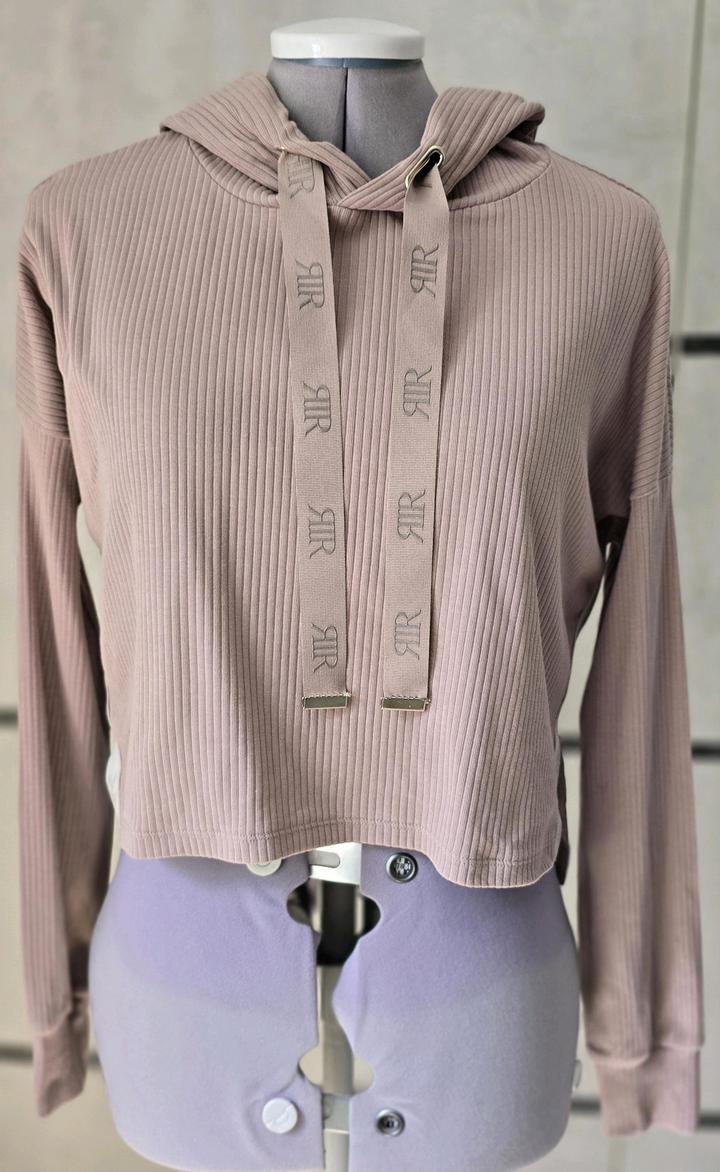 Розовое худи crop-top River Island