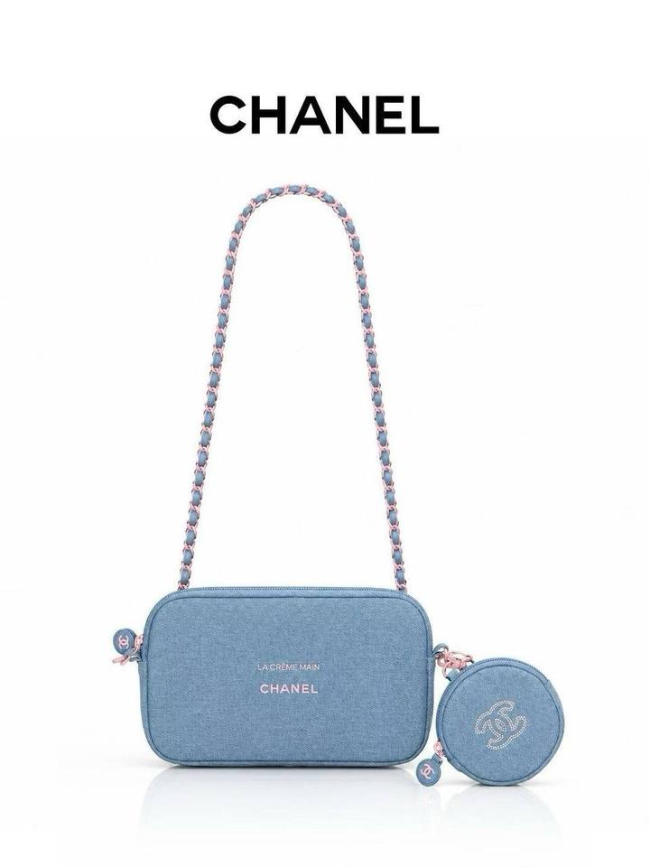 Chanel Beaute косметичка-сумка из денима