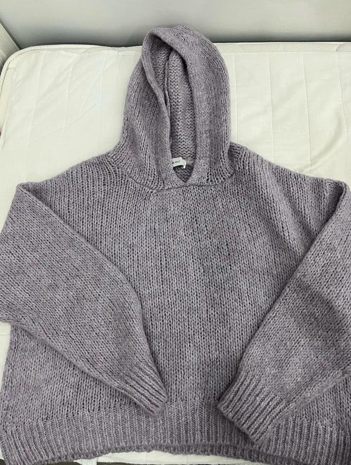 Вязаное худи ZARA
