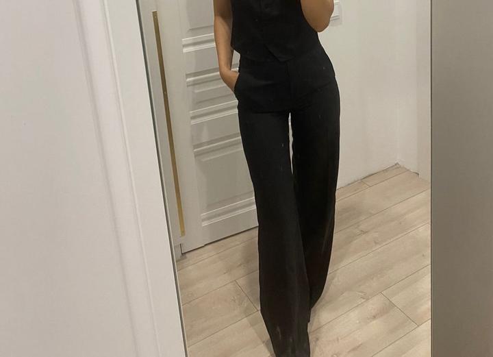 Massimo Dutti Черные брюки Massimo