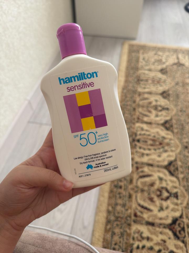 Hamilton Sensitive SPF 50+ солнцезащитный лосьон