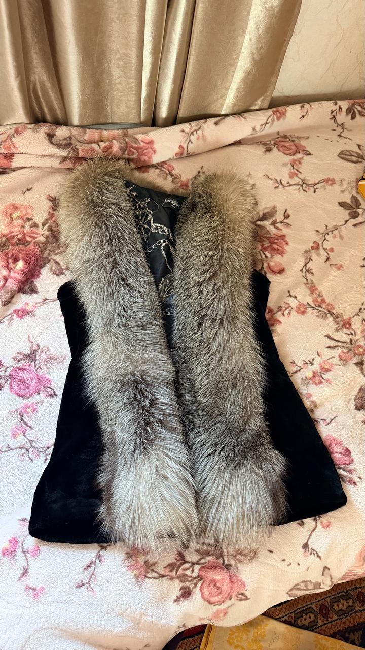 Мех Жилет Fur Line