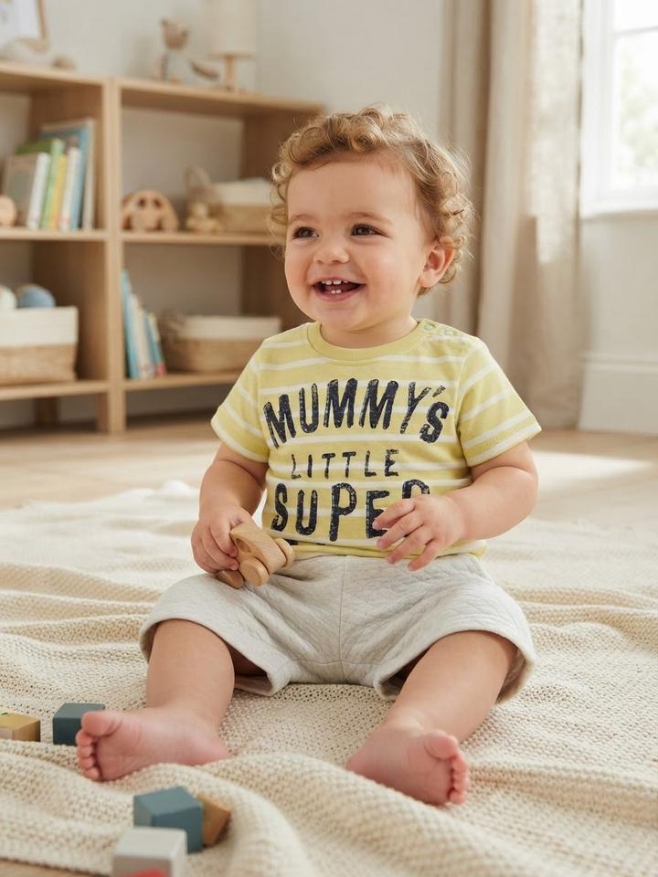футболка Next «Mummy's Little Super Star», размер 9-12 месяцев
