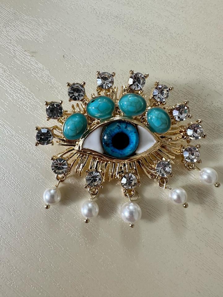 Брошь глаз в стиле Schiaparelli 🧿✨