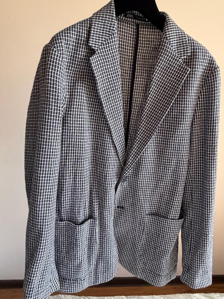 Мужской пиджак ZARA в клетку