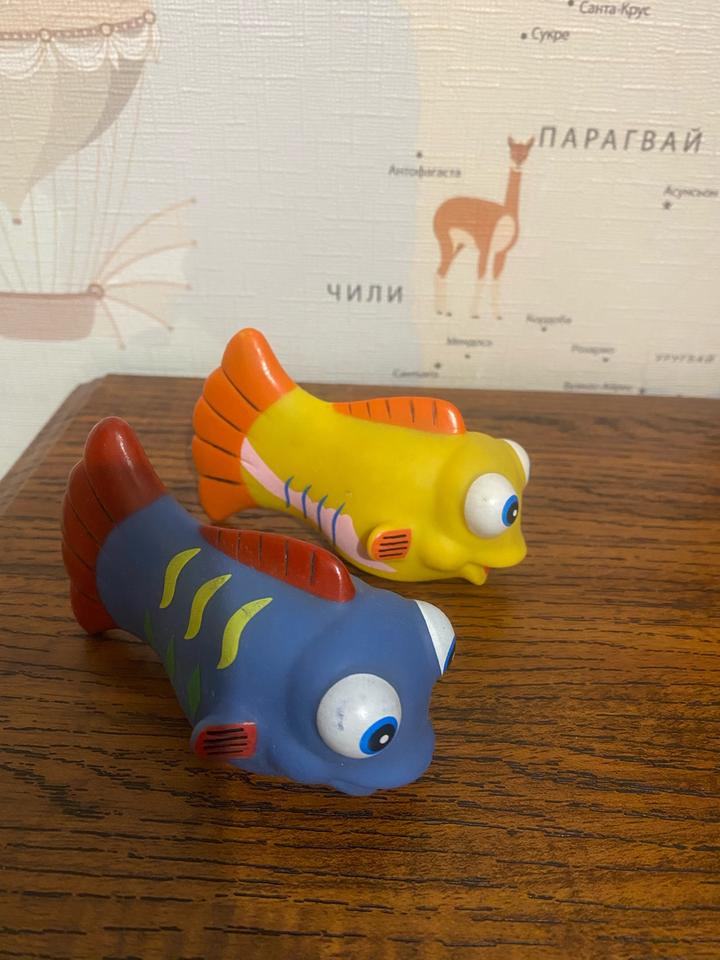 Резиновые рыбки ПОМА  игрушки