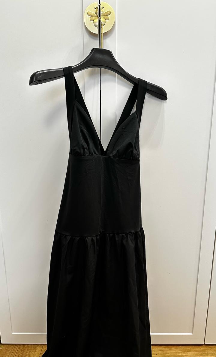 SHEIN Черное платье на бретелях