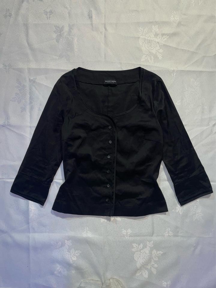 Винтаж Блуза Blacky Dress приталенная 36-38 размер