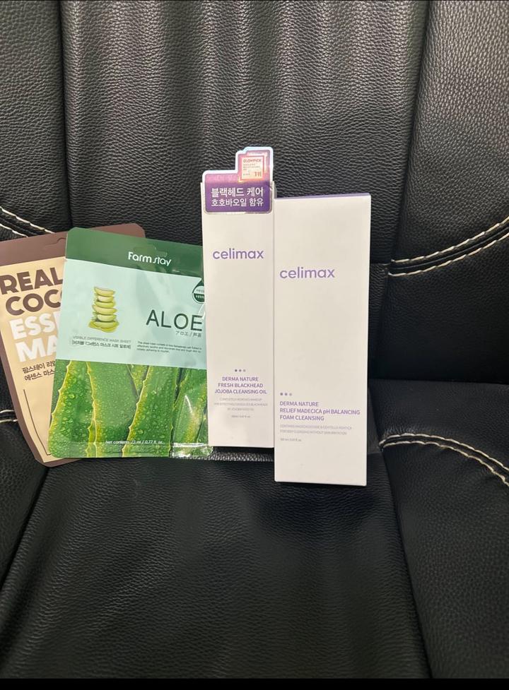 Набор для ухода за лицом Celimax Derma Nature