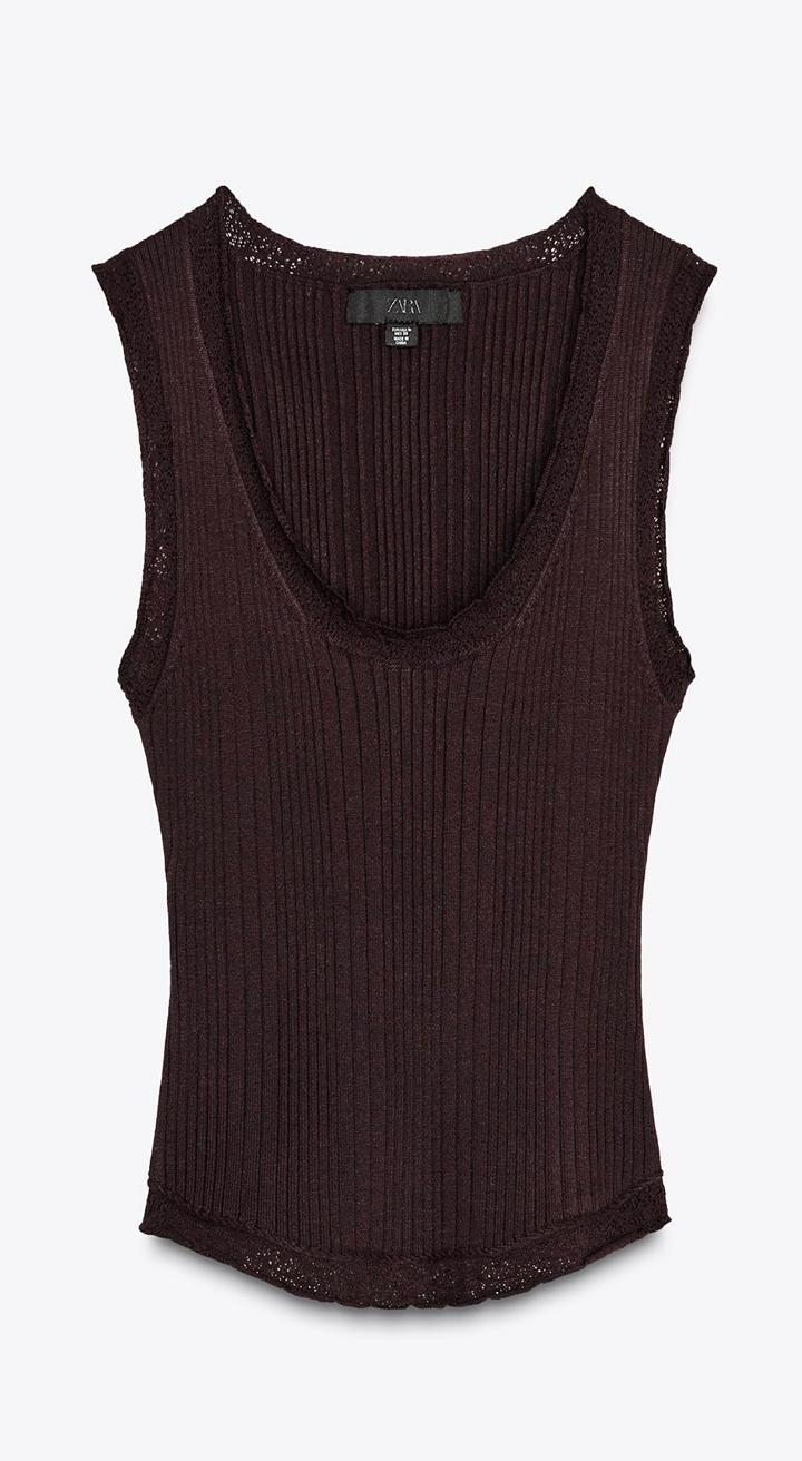 Zara топ