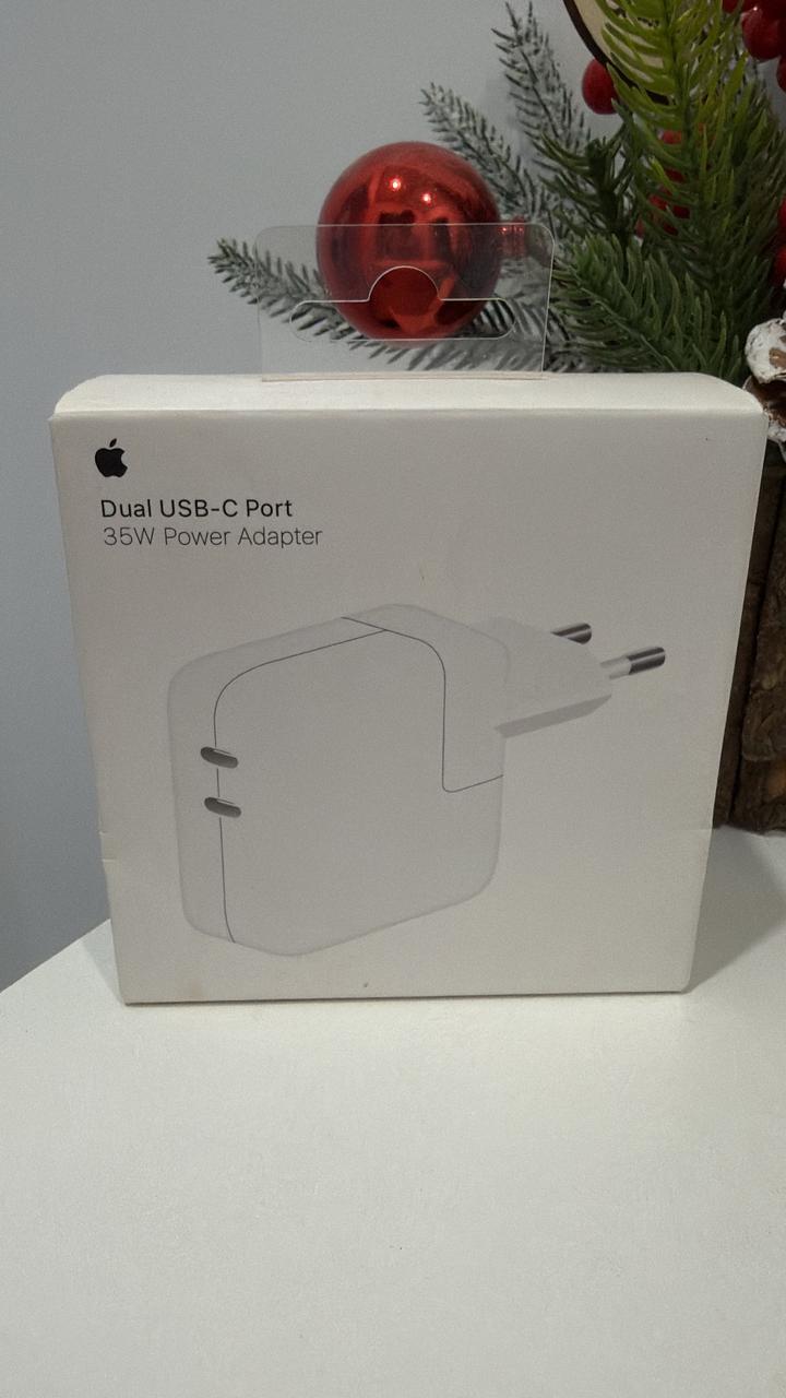 Сетевое зарядное устройство Apple 35W Dual USB-C Power Adapter