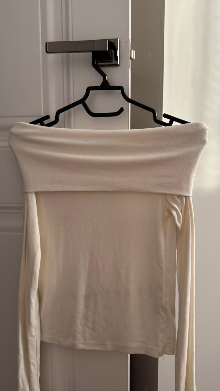 Zara Топ с открытыми плечами