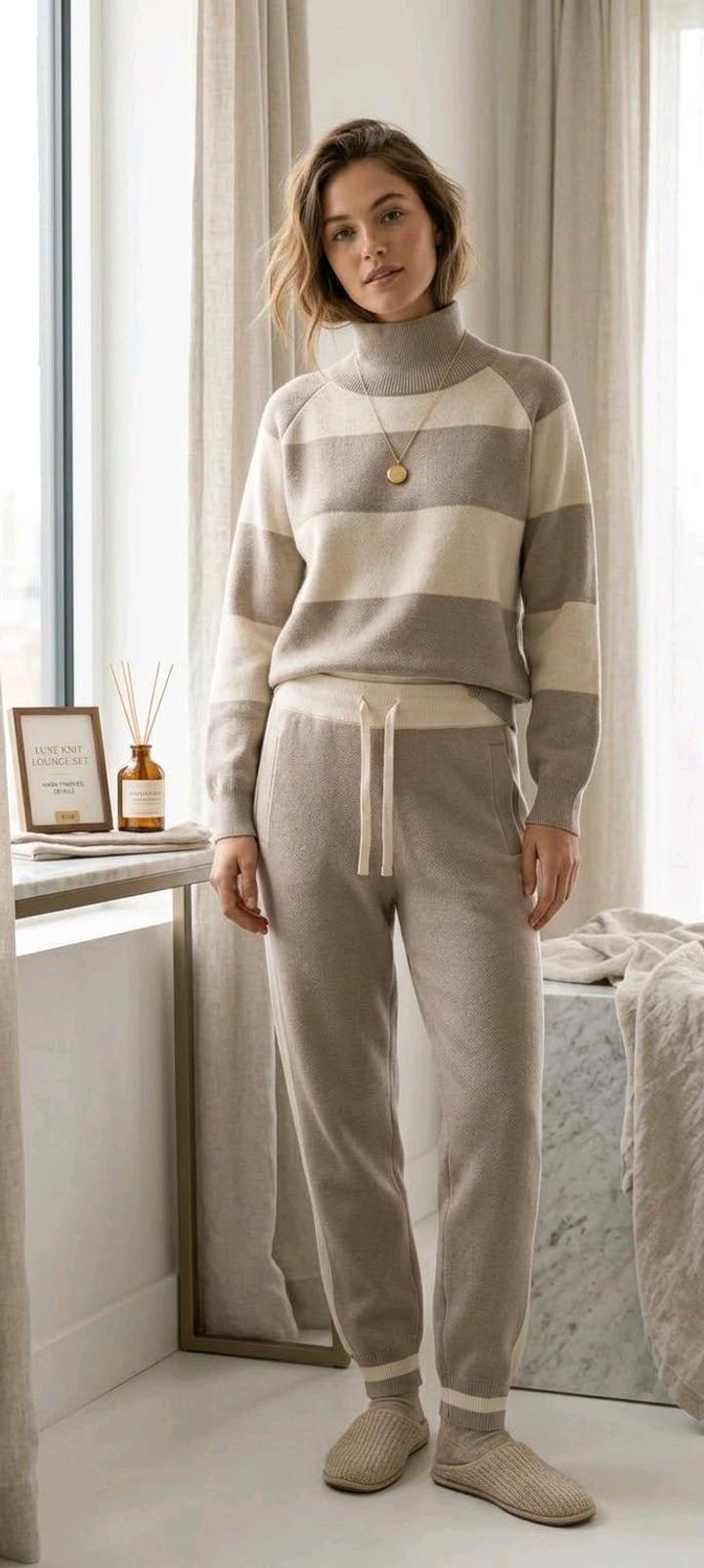 Brunello Cucinelli Уютный костюм в полоску