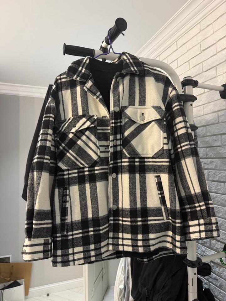 Куртка-рубашка ZARA в клетку